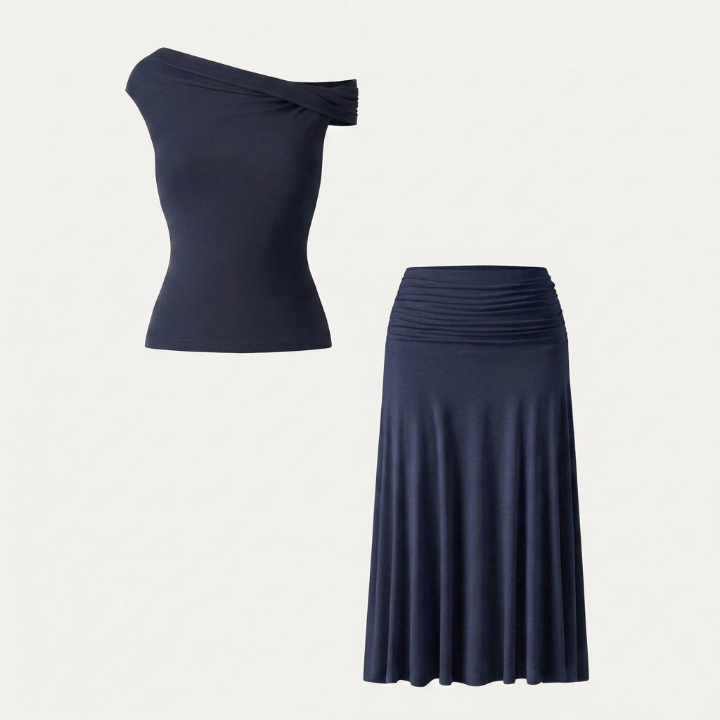 2-Piece Matching Skirt Set